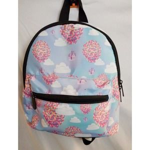 Disney BioWorld Pixar "Up"Nylon Balloon Backpack MISLABELED NWT H2F